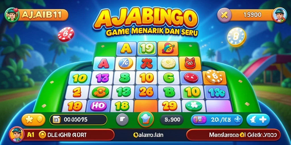 Tampilan gameplay AJAIB11 yang seru dengan fitur Bingo menarik.
