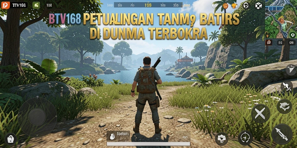 Tampilan gameplay BTV168 yang menampilkan dunia terbuka yang luas dan interaktif.