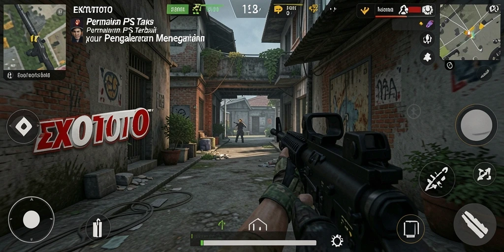 Tangkapan layar gameplay EXOTOTO yang menampilkan aksi mendebarkan.