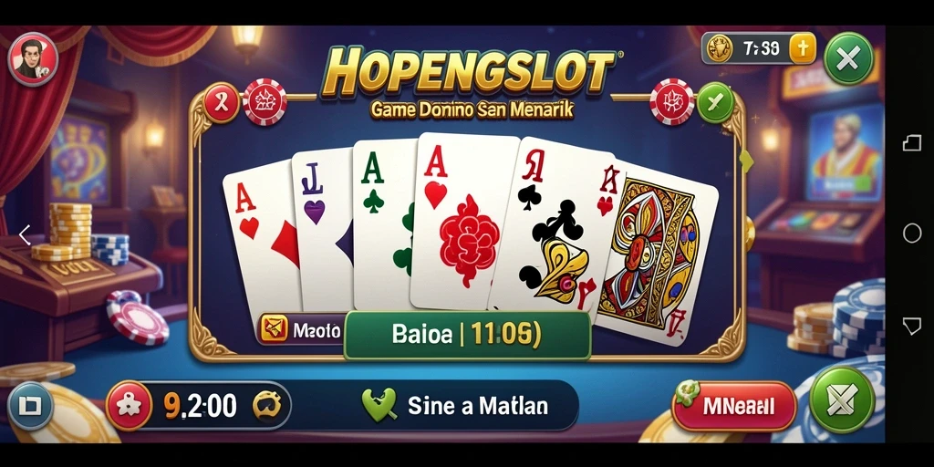 Tangkapan layar HOPENGSLOT menampilkan aksi seru permainan Domino.