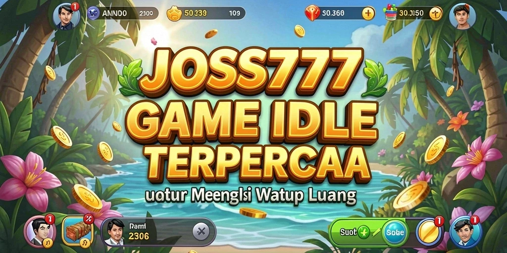 Tampilan gameplay <strong>JOSS777</strong> yang menarik dan interaktif dalam format Idle.