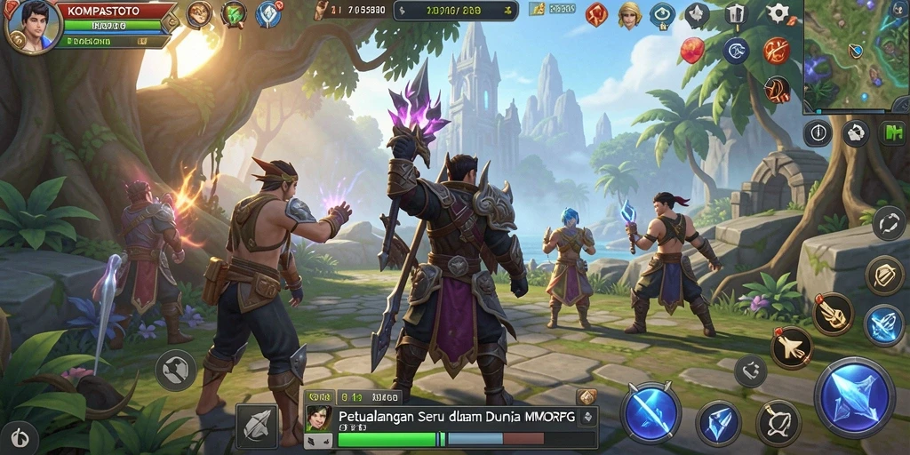 Tangkap momen seru dalam gameplay MMORPG KOMPASTOTO.
