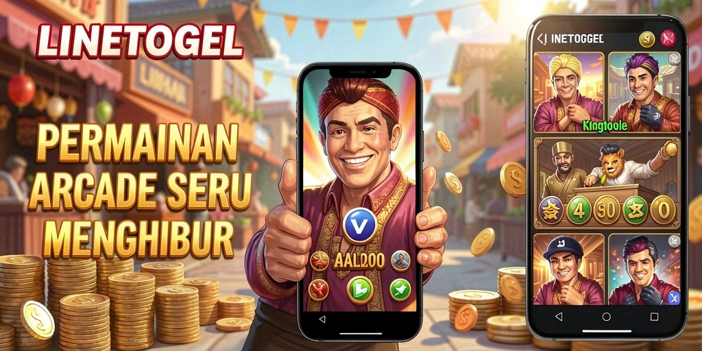 Screenshot gameplay LINETOGEL menunjukkan aksi seru dalam permainan Arcade.