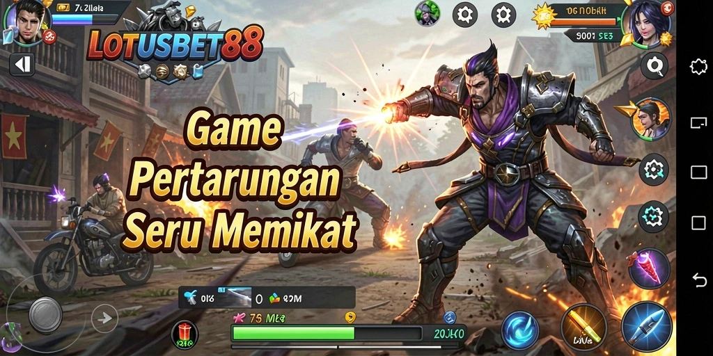 Tampilan menarik dari gameplay LOTUSBET88 yang memukau.