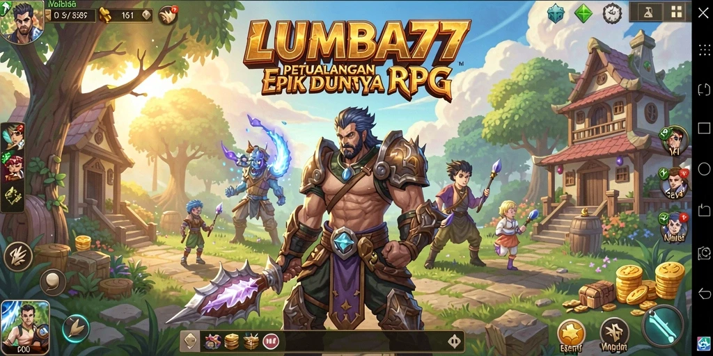 Screenshot dalam permainan LUMBA77 menampilkan aksi seru dan grafis menakjubkan.