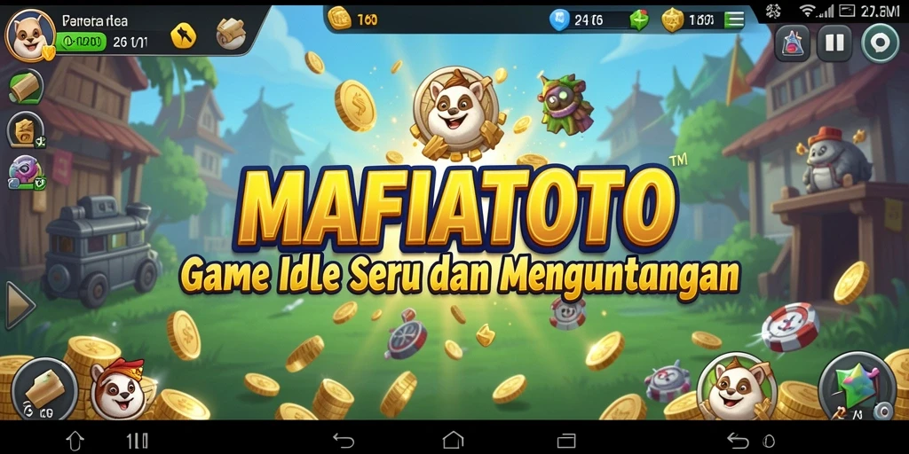 Screenshot gameplay MAFIATOTO menampilkan aksi Idle yang menarik.