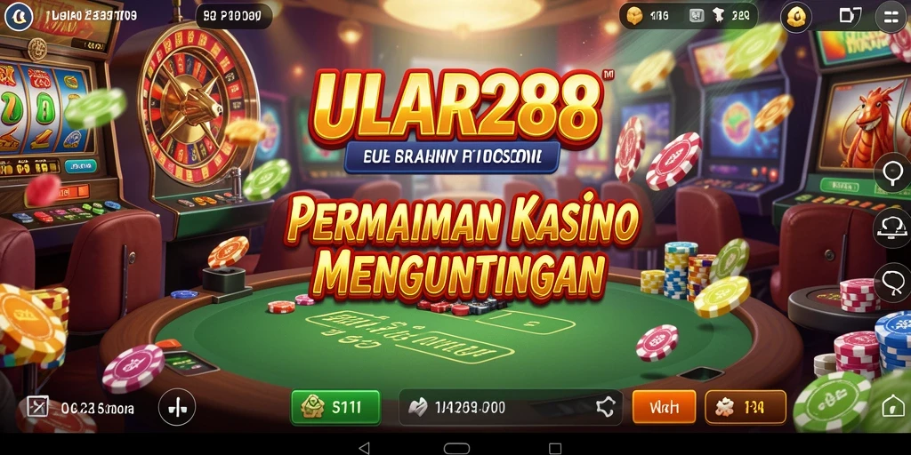 Screenshot gameplay ULAR288 menampilkan keseruan permainan kasino.