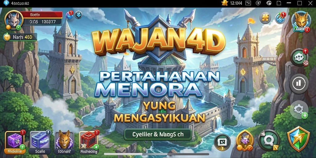 Tampilan gameplay seru dan menegangkan di WAJAN4D.