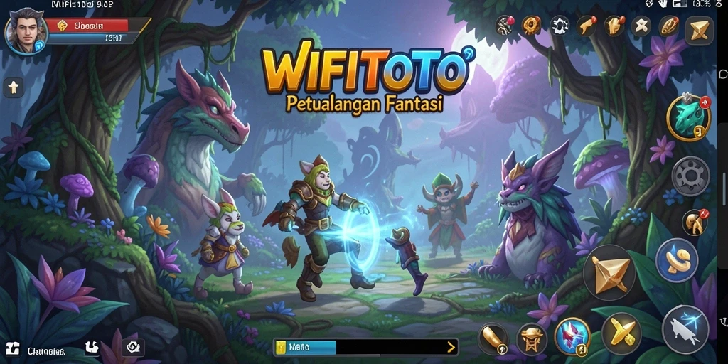 Screenshot gameplay WIFITOTO yang menampilkan petualangan seru.